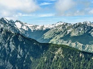 Mount Townsend, Olympic peninsula, WA, USA. View from the top of Mount ...