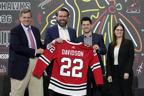 Chicago Blackhawks drop interim tag for GM Kyle Davidson | AP News