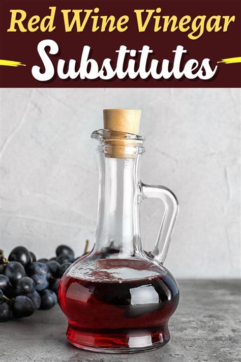 7 Red Wine Vinegar Substitutes - Insanely Good