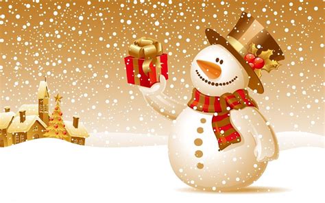 Christmas Snowman Wallpapers - Wallpaper Cave