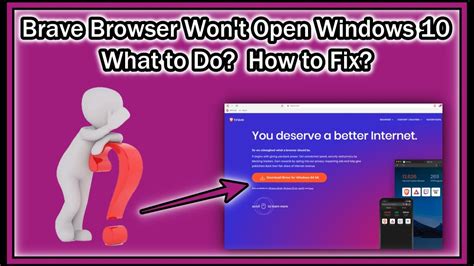 Brave Browser Won't Open Windows 10 - What to Do? How to Fix? - YouTube