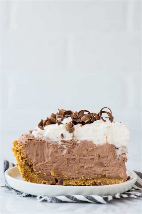 Chocolate Cream Pudding Pie Recipe - The First Year