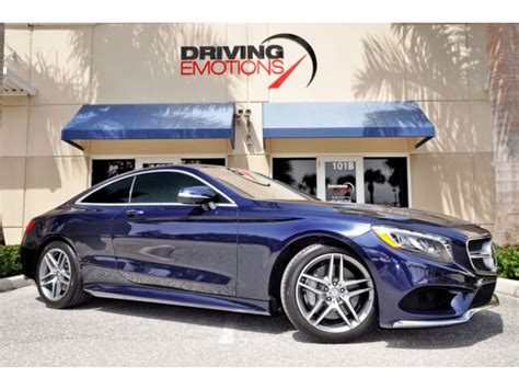 2015 Mercedes S550 4matic Coupe! Lunar Blue! 360 Cam! Pano Roof! Amg ...