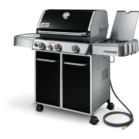 Weber Genesis Premium EP-330 Freestanding Natural Gas Grill With Sear Burner & Side Burner ...