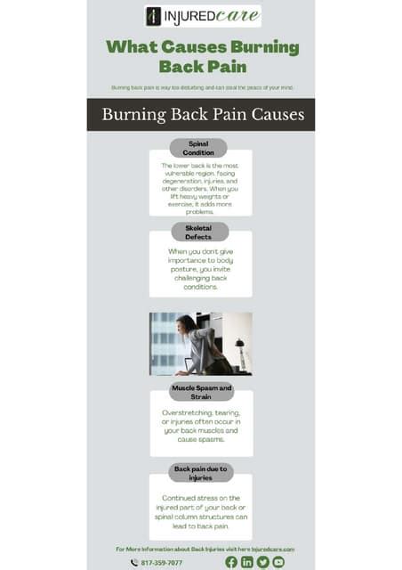 What Causes Burning Back Pain