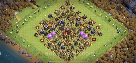 Farming Base TH10 with Link, Anti Everything - Clash of Clans - Town ...