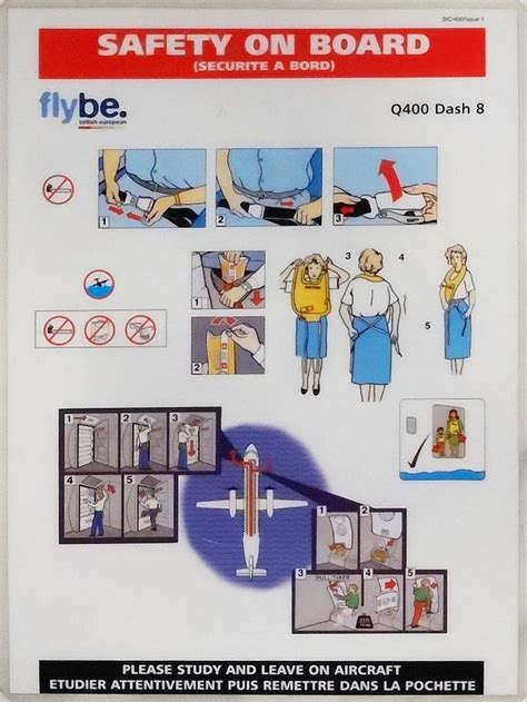 the safety on board manual is shown with instructions for how to use it ...