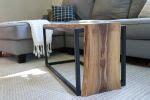 Live-Edge Walnut Waterfall Bench/coffee table by Hazel Oak Farms | Wescover Benches & Ottomans