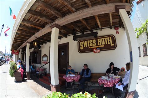 Swiss Hotel on the Sonoma, CA Town Square...a great place for lunch, dinner, or a place to stay ...