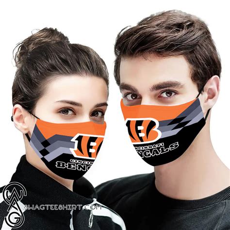 Cincinnati bengals all over printed face mask - maria • LeeSilk Shop