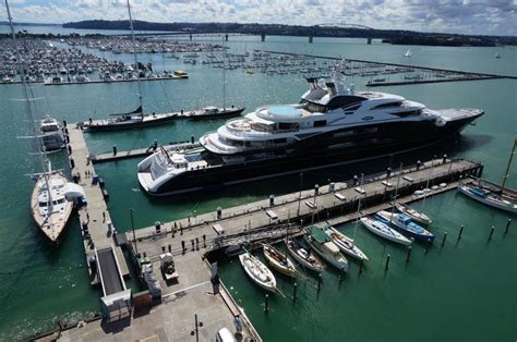 134m super yacht SERENE docked in Auckland’s Silo Marina — Yacht Charter & Superyacht News