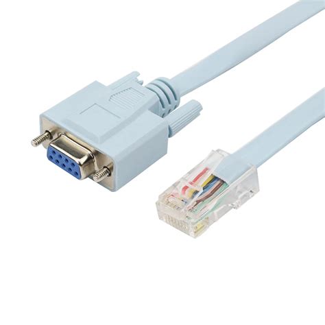 High Quality RJ45 Cat5 to Rs232 DB9 Converter Ethernet Adapter Cable ...