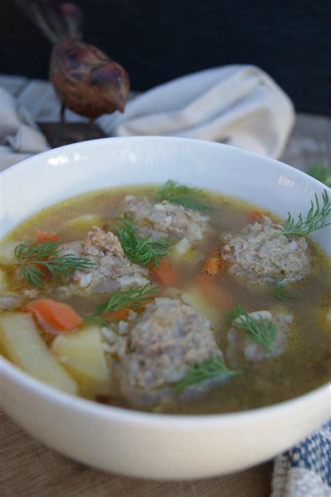 Nourishing Porcupine Meatball Soup