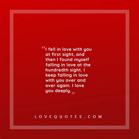 Keep Falling In Love - Love Quotes