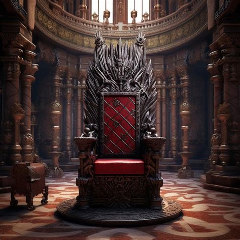 Premium Photo | A game of thrones chair with the word game on it