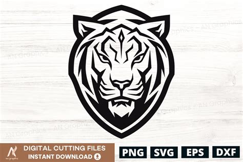 Tiger Logo SVG - Design No 10 Graphic by AN Graphics · Creative Fabrica