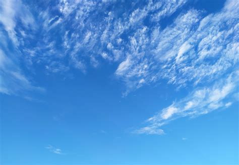 White clouds in the clear blue sky | White clouds, Clouds, Clear blue sky