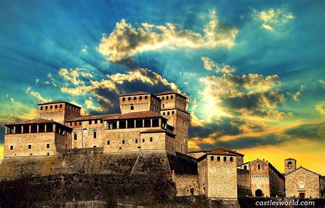 Torrechiara Castle, Emilia Romagna, Italy A massive castle in beautiful ...