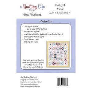 Delight Quilt Kit Features Simply Delightful Fabric Collection by ...