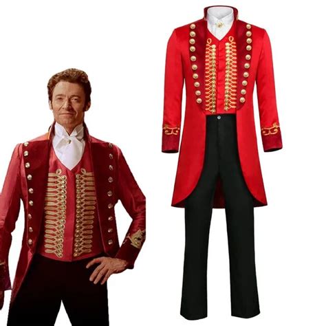 2018 Hot Movie The Greatest Showman P.T. Barnum Cosplay Costume Outfit Adult Men Full Set ...