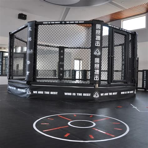 Professional Square Mma Cage Octagon Floor Mma Octagon Used Boxing Ring - Buy Customized Logo ...