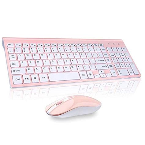 Wireless Keyboard Mouse Combo, cimetech Compact Full Size Wireless ...