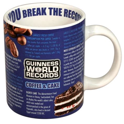 Guinness WR - Coffee Records Mug with Coffee | IWOOT