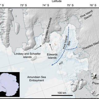 Map of Amundsen Sea Embayment, Antarctica, showing sites mentioned in... | Download Scientific ...