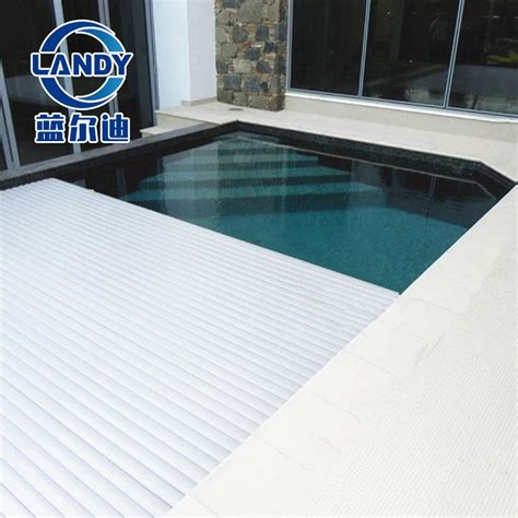 Supply Retractable Load Bearing Remote Control Hidden Pool Cover ...