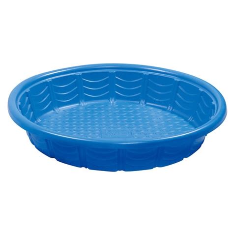 Summer Waves Wading Pool 45-in L x 45-in W Blue Plastic Round Kiddie ...