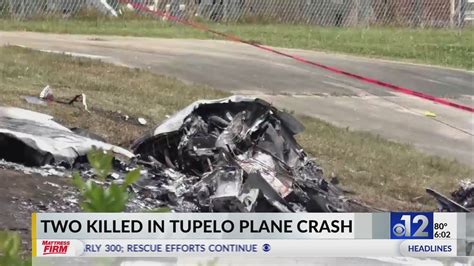 Two killed after plane crashes near Tupelo airport - YouTube