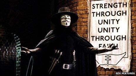 V for Vendetta masks: Who's behind them? - BBC News