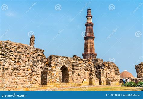 Alauddin Khilji Tomb and Madrasa at the Qutb Complex in Delhi, India ...