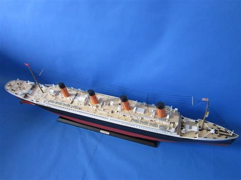 Buy RMS Britannic Limited 30in w/ LED Lights Model Cruise Ship - Model ...