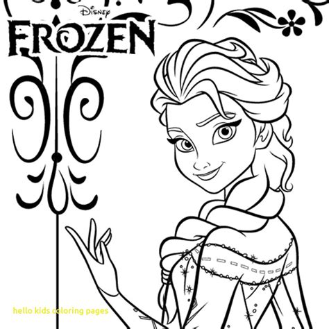 Hello Kids Coloring Pages at GetColorings.com | Free printable ...