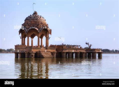 Ganga Sagar, Gadisar lake, Jaisalmer, Rajasthan; India; Asia Stock ...