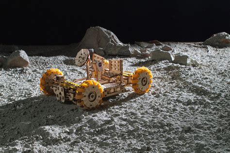 Ugears DIY 3D model kit NASA Lunar Rover