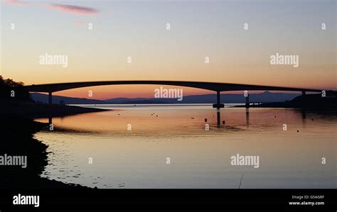 Skye Bridge Sunset Stock Photo - Alamy