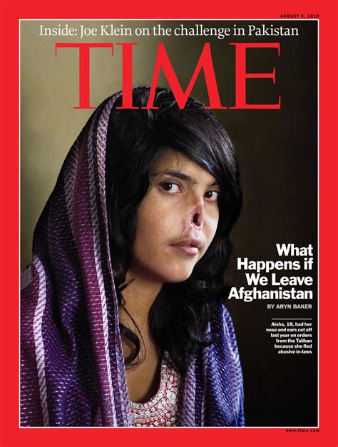 Bibi Aisha, Disfigured Afghan Woman Featured On 'Time' Cover, Visits U ...