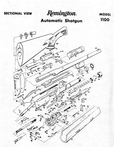 Remington 1100 Parts Schematic