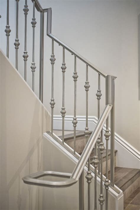 Mill Valley Estate staircase railing - KCS inc. | Steel railing design ...