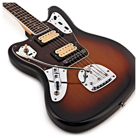 Fender Kurt Cobain Jaguar NOS Left Handed, 3-Tone Sunburst at Gear4music