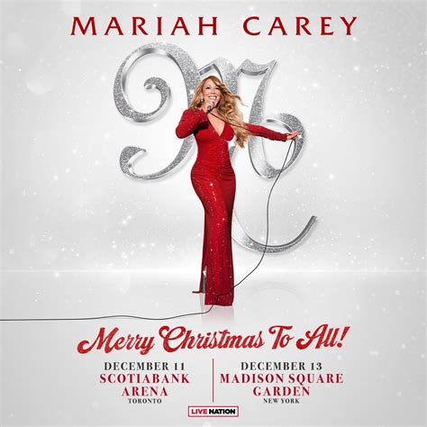 Mariah Carey Announces Christmas Holiday Concert Dates