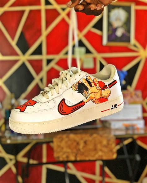 Naruto x Luffy Air Force 1 Custom in 2022 | Men's shoes, Sneakers nike ...