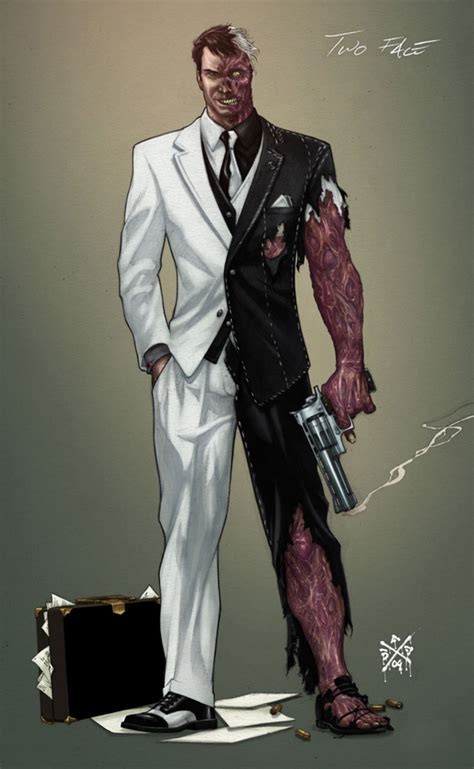 Two-Face Concept Art - Batman: Arkham City Art Gallery