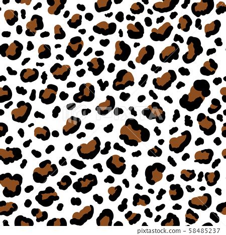 Tiger Skin Vector Seamless Pattern - Stock Illustration [58485237] - PIXTA