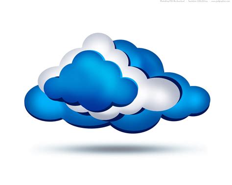 PSD clouds icon | PSDgraphics