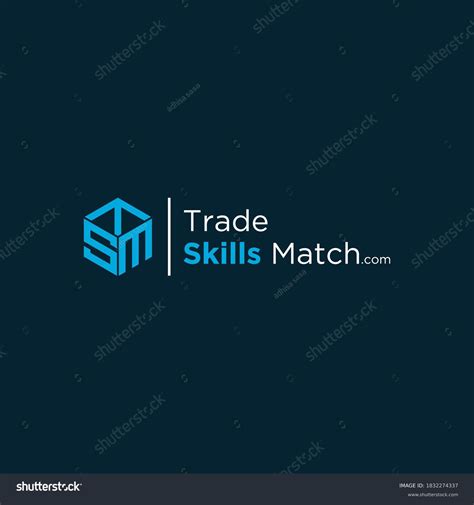 Stm Square Logo Design Vector Symbol Stock Vector (Royalty Free) 1832274337