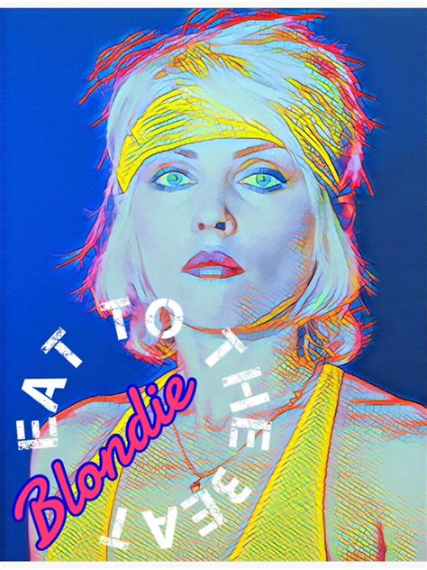 "Blondie Band fan art and merch" Sticker by groovervgunter | Redbubble