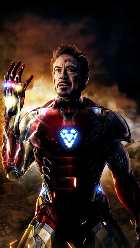 Download Avengers Endgame Iron Man Infinity Gauntlet Wallpaper ...